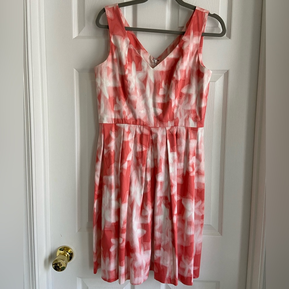 Calvin Klein a-line pleated dress